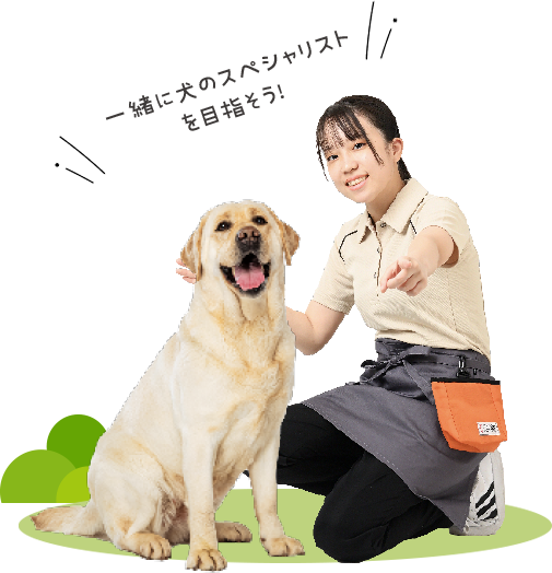 一緒に犬のスペシャリストを目指そう！