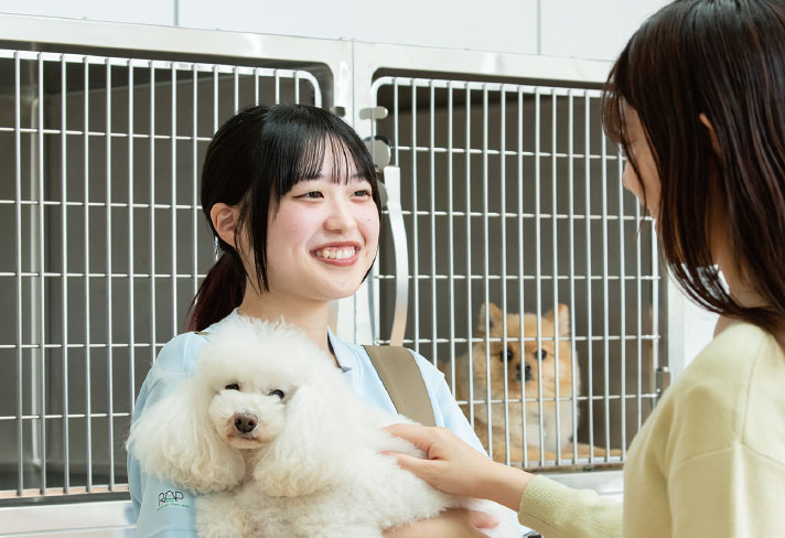 「一般モデル犬実習」で接客も技術もばっちり！